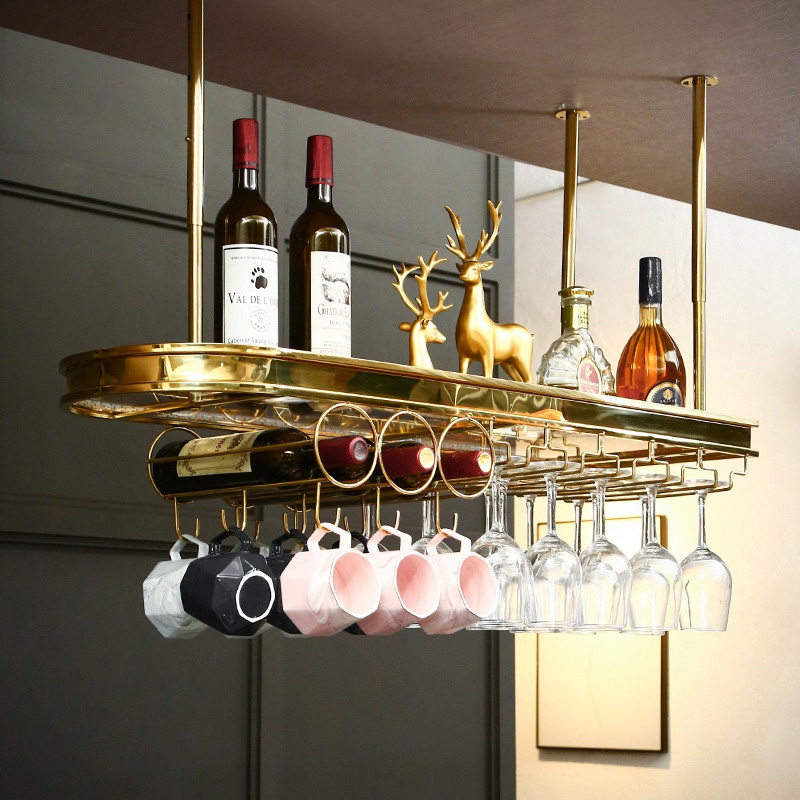 Hanging SS Wine Racks (2)