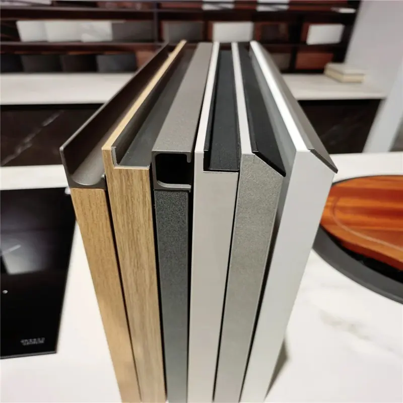 Customised J-shaped metal invisible handles