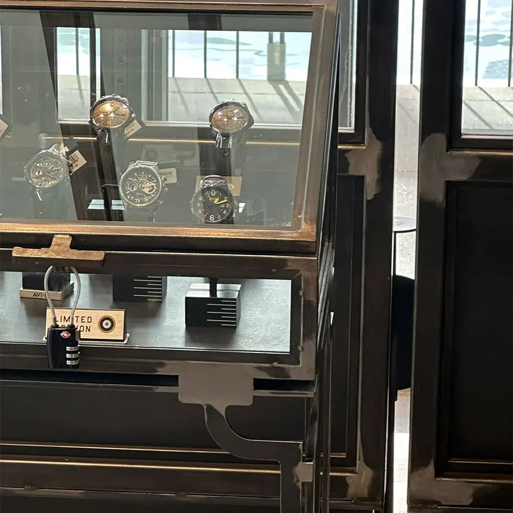 Gunmetal Black Stainless Steel Jewellery Cabinet Vendor Featured Image