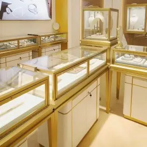 High-end stainless steel jewellery cabinet manufacturer