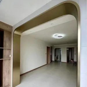 Brushed Stainless Steel Curved Door Sleeve Supplier