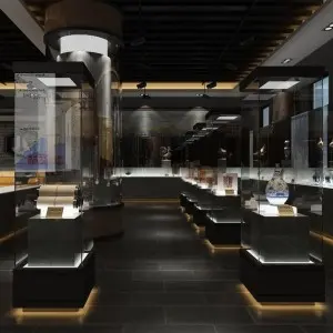 Metal display cabinets: the choice of cultural relics