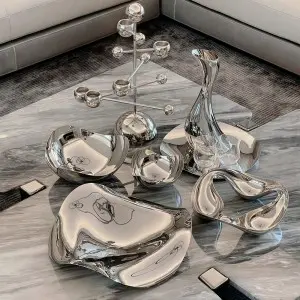 Custom Stainless Steel Crafts for Modern Home Decoration