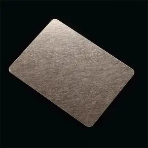 Metal vibration finish sheet