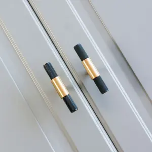 Modern minimalist two-tone metal handle factory
