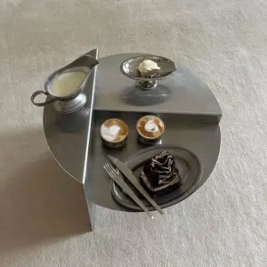 Supplier provides simple stainless steel coffee table, OEM/ODM service