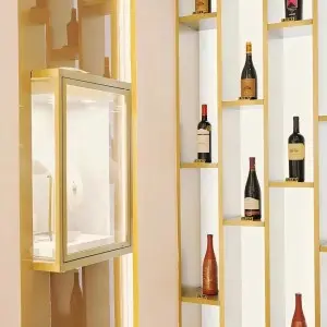 High-end stainless steel jewellery cabinet manufacturer