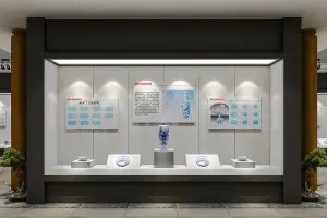 Professional Stainless Steel Museum Display Cabinets Production