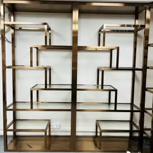 Modern Stainless Steel Wine Rack for Taste