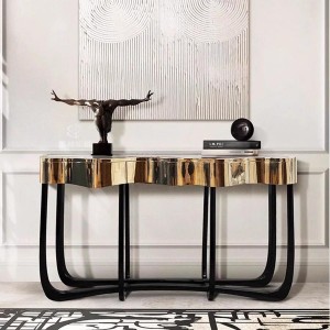 Supply gold dressing table: modern and classic fusion