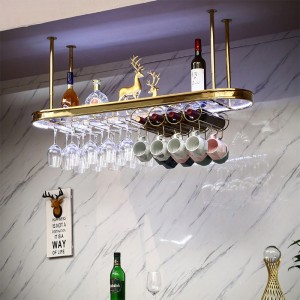 Hanging S.S Wine Rack: Dining Room Decorations