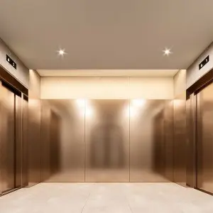 Customised SUS304 hotel lift cladding wall panels