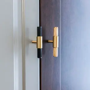 Modern minimalist two-tone metal handle factory