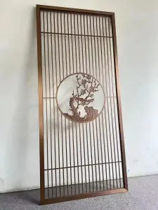 Decorative Stainless Steel Room Divider|Custom Metal Partition Screen