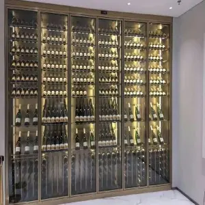 Multifunctional Use Of Stainless Steel Wine Cabinet