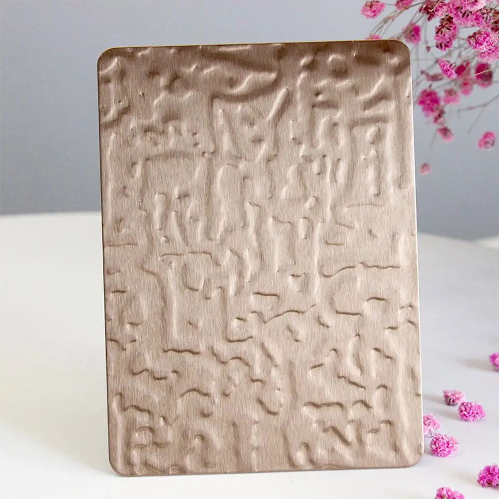 Stainless Steel Embossed Plate