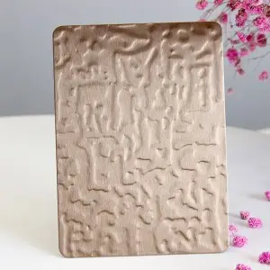 Stainless Steel Embossed Plate