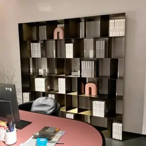 Modern home new favourite: stainless steel bookshelf