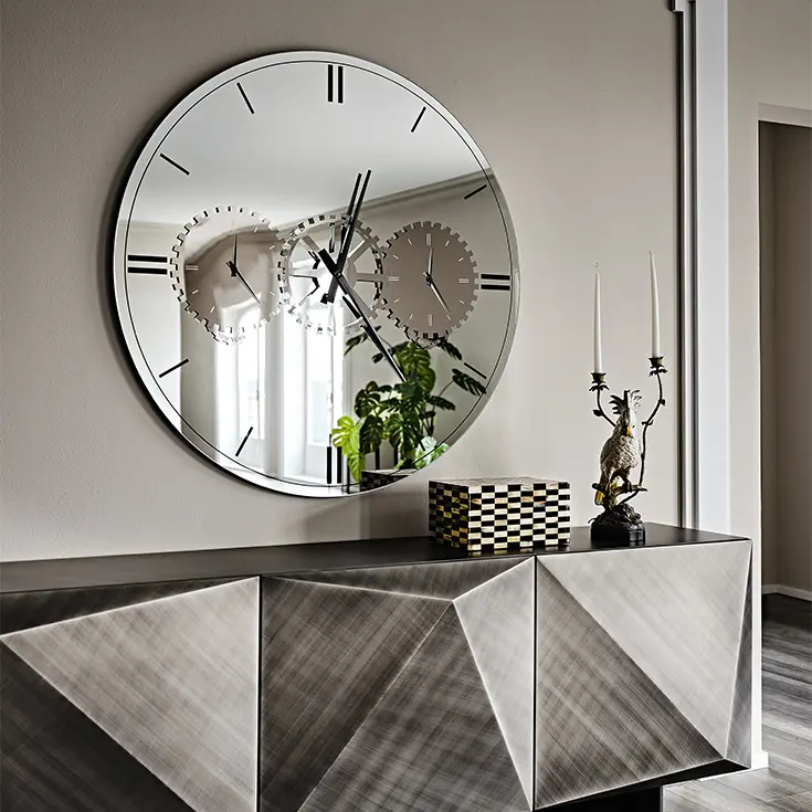 Time Mirror Modern Art Wall Clock Factory