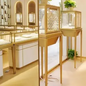 High-end stainless steel jewellery cabinet manufacturer