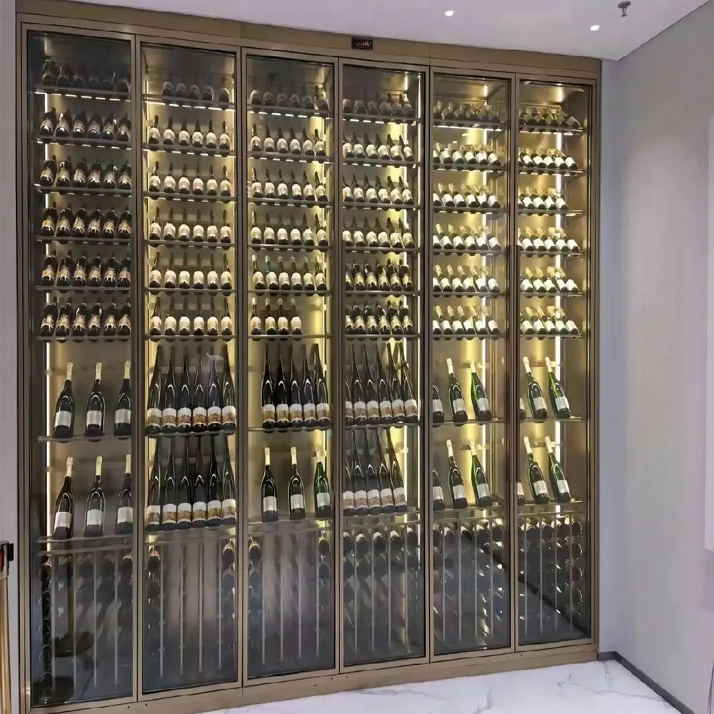 Multifunctional Use Of Stainless Steel Wine Cabinet