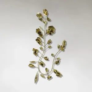 Exquisite Stainless Steel Floral Wall Art – Ideal for Bulk Purchase