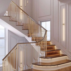 Create modern and elegant stainless steel swivel handrails