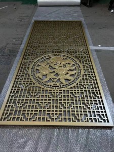 Decorative Stainless Steel Room Divider|Custom Metal Partition Screen