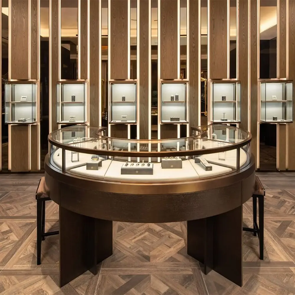 Round stainless steel jewellery case exporter