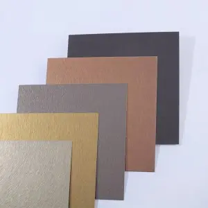 Metal vibration finish sheet