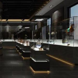 Metal display cabinets: the choice of cultural relics