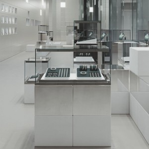 High-tech stainless steel jewelry cabinet supplier