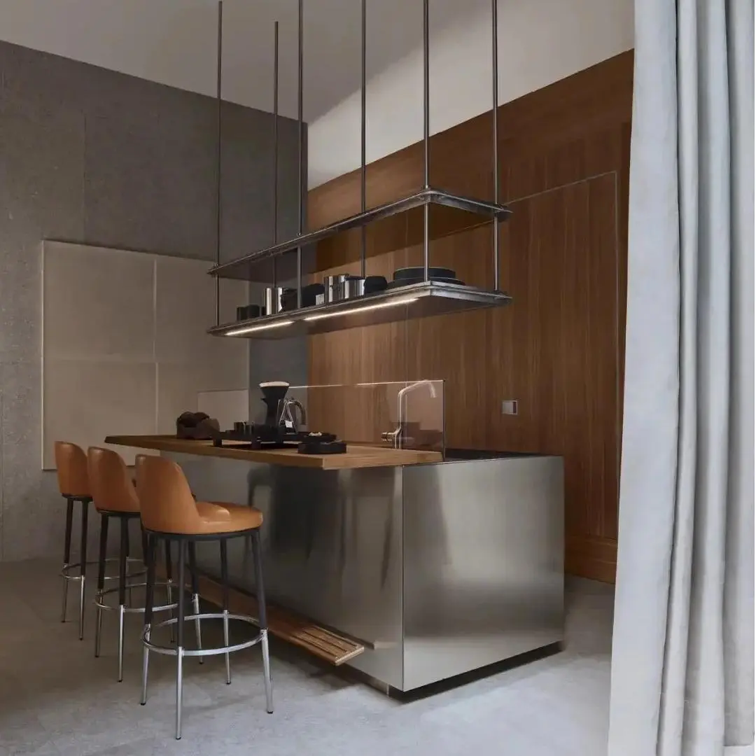 High-End Brushed Stainless Steel Cabinet–Customizable Sizes Available