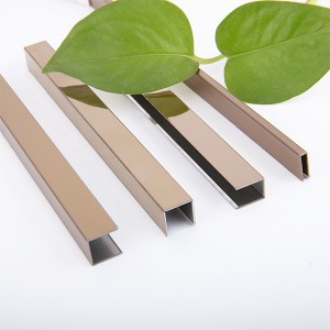 Stainless Steel U shape profile Decoration factory