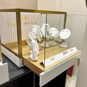 Round stainless steel jewellery case exporter