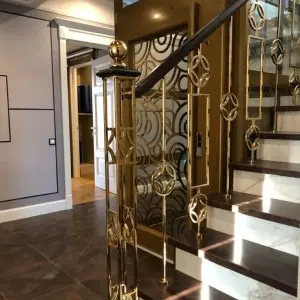 Modern luxury metal handrail manufacturer