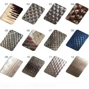 Stainless Steel Embossed Plate