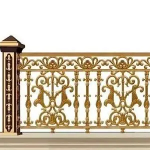 Custom outdoor wrought iron stair railings