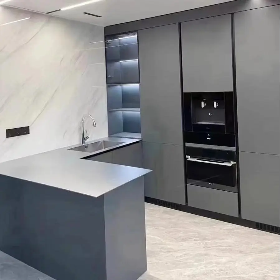 Modern Stainless Steel Kitchen Cabinets Vendor:with Drawers for Kitchen Cabinet Featured Image