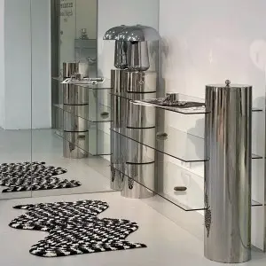 Stainless Steel Shelf: Stylish Wardrobe Displays