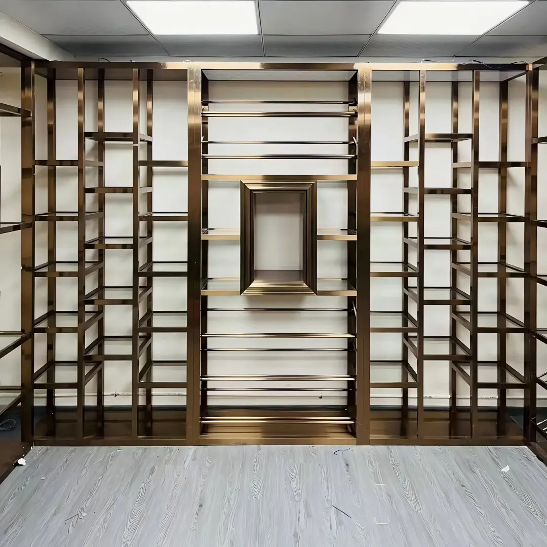 Modern Stainless Steel Wine Rack for Taste Featured Image