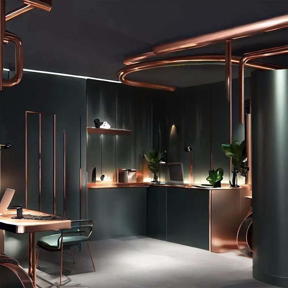 Creating displays adapted to the needs of supermarkets, showrooms and brand shops.