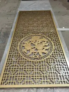 Decorative Stainless Steel Room Divider|Custom Metal Partition Screen