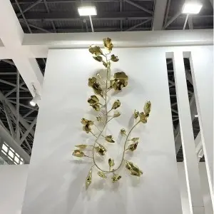 Exquisite Stainless Steel Floral Wall Art – Ideal for Bulk Purchase