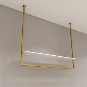 Stainless steel wall mounted display rack manufacture