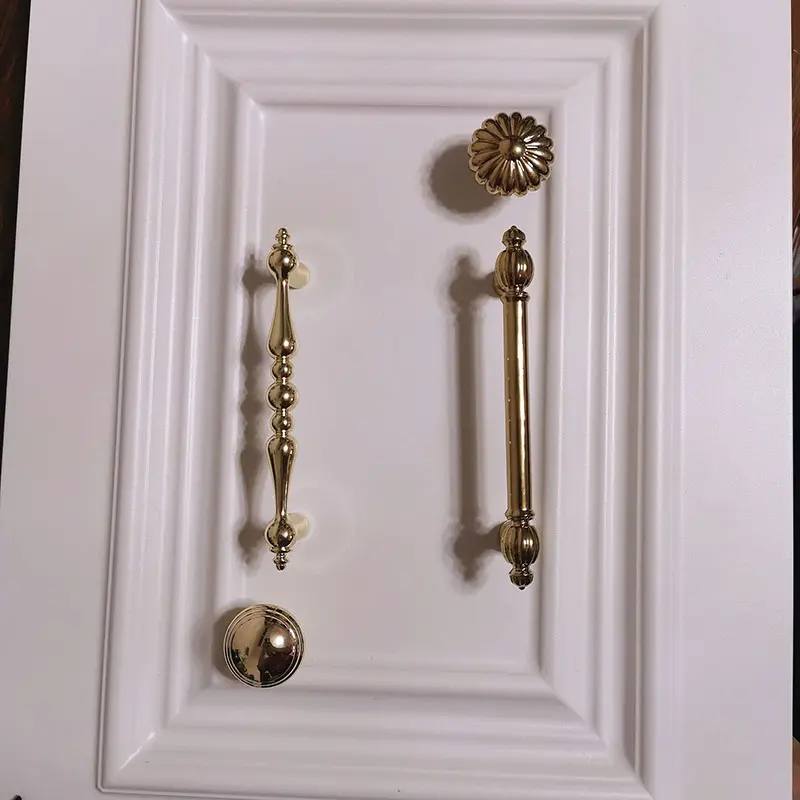 OEM/ODM Stainless Steel Brass T-Shape Gold Cabinet Handle