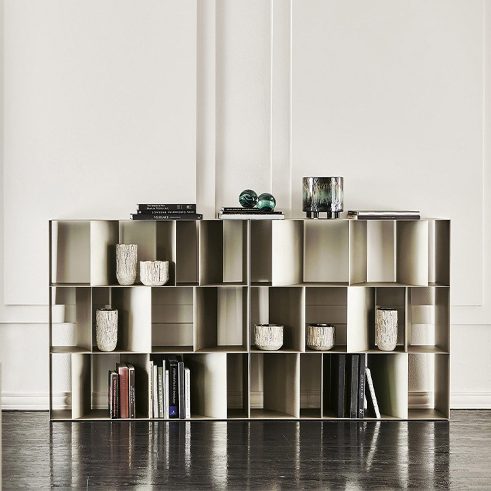 Stainless Steel Bookcase Display Shelf Personalization (6)